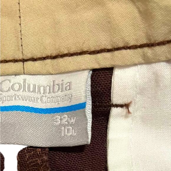 NWOT COLUMBIA Burgundy Bermuda Hiking Shorts‎ Mens Outdoors Size 32 - Picture 9 of 12